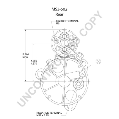 Prestolite Electric Starter MS3-502