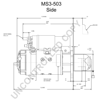 Prestolite Electric Starter MS3-503