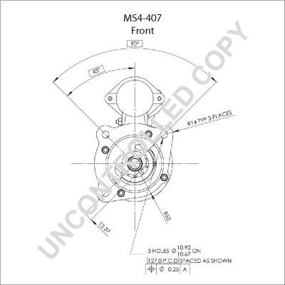 Prestolite Electric Starter MS4-407