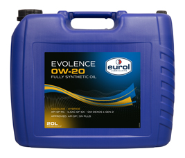 Eurol Evolence 0W-20 20 Liter ZIL