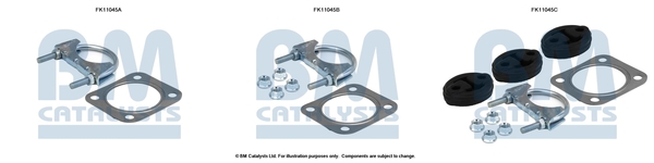 Roetfilter montageset Bm Catalysts FK11045