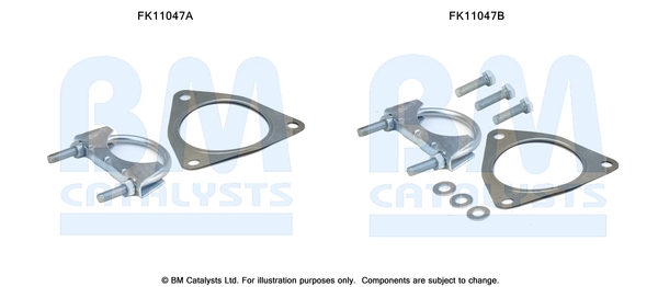 Roetfilter montageset Bm Catalysts FK11047