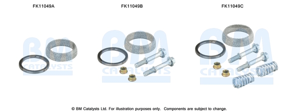 Roetfilter montageset Bm Catalysts FK11049