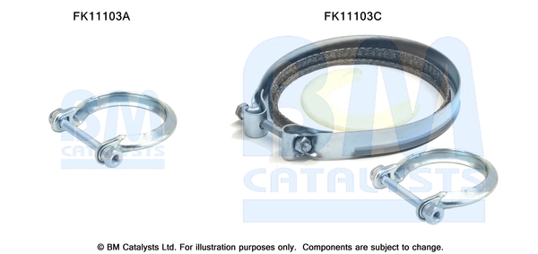 Roetfilter montageset Bm Catalysts FK11103