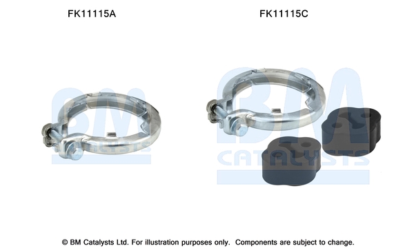 Roetfilter montageset Bm Catalysts FK11115