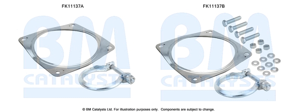 Roetfilter montageset Bm Catalysts FK11137