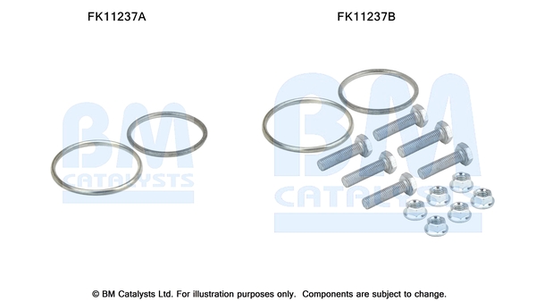 Roetfilter montageset Bm Catalysts FK11237