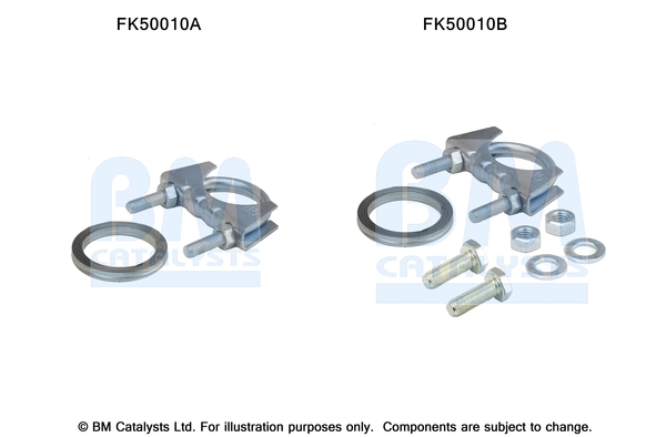 Uitlaat montageset Bm Catalysts FK50010