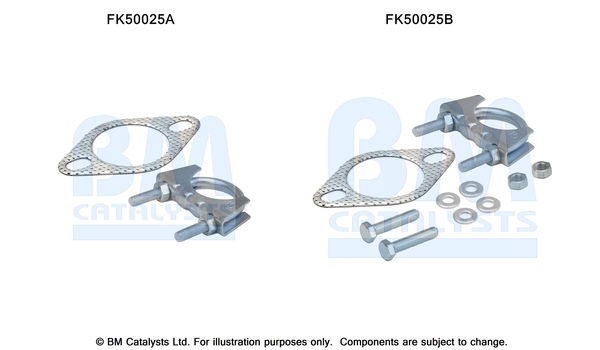 Uitlaat montageset Bm Catalysts FK50025