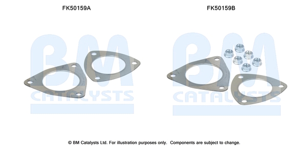 Uitlaat montageset Bm Catalysts FK50159