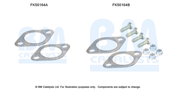 Uitlaat montageset Bm Catalysts FK50164