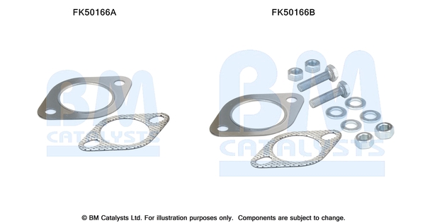 Uitlaat montageset Bm Catalysts FK50166