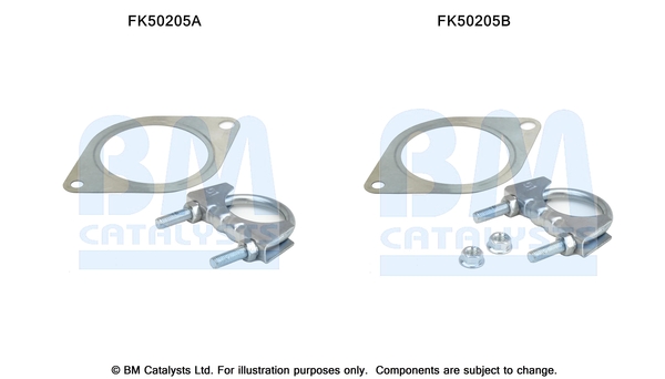 Uitlaat montageset Bm Catalysts FK50205