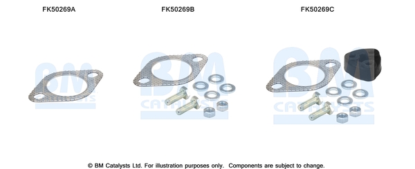 Uitlaat montageset Bm Catalysts FK50269