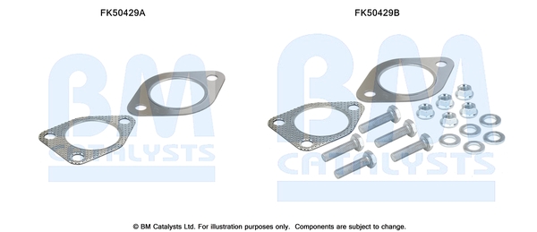 Uitlaat montageset Bm Catalysts FK50429