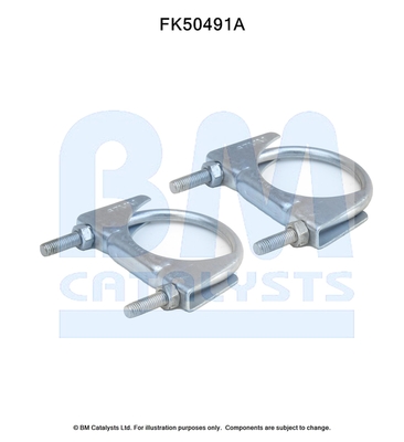 Uitlaat montageset Bm Catalysts FK50491