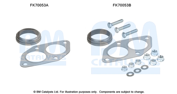 Uitlaat montageset Bm Catalysts FK70053