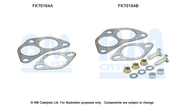 Uitlaat montageset Bm Catalysts FK70164