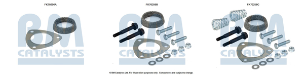 Uitlaat montageset Bm Catalysts FK70256