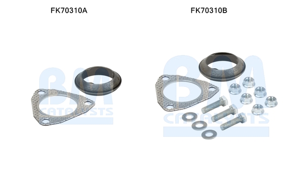 Uitlaat montageset Bm Catalysts FK70310