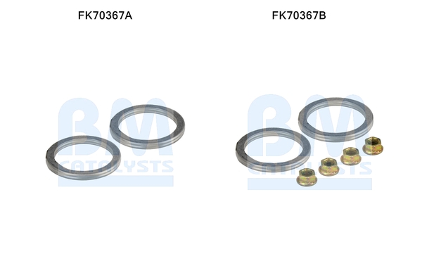 Uitlaat montageset Bm Catalysts FK70367