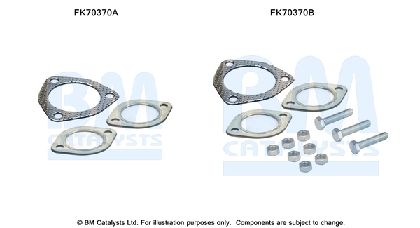 Uitlaat montageset Bm Catalysts FK70370