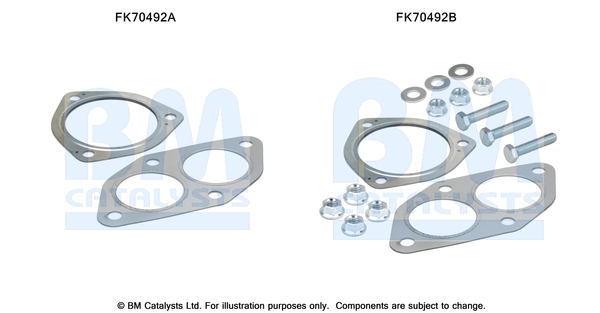 Uitlaat montageset Bm Catalysts FK70492