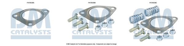 Uitlaat montageset Bm Catalysts FK70538