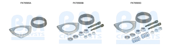 Uitlaat montageset Bm Catalysts FK70565