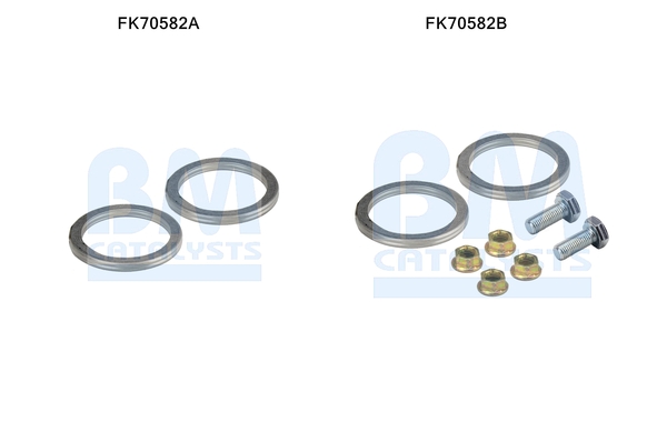 Uitlaat montageset Bm Catalysts FK70582