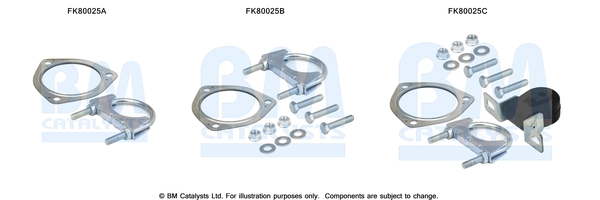 Katalysator montageset Bm Catalysts FK80025