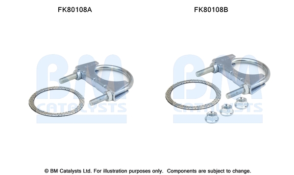 Katalysator montageset Bm Catalysts FK80108