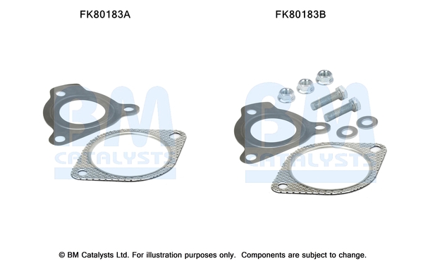 Katalysator montageset Bm Catalysts FK80183