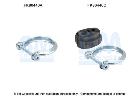 Katalysator montageset Bm Catalysts FK80440