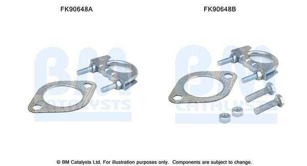 Katalysator montageset Bm Catalysts FK90648