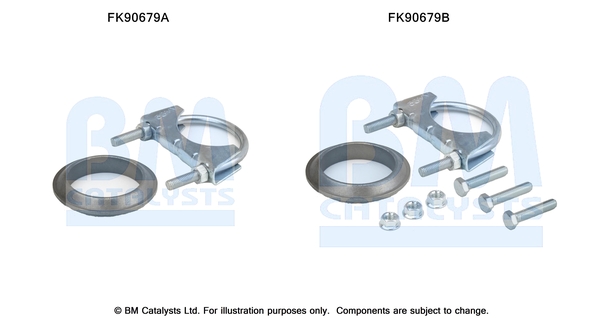 Katalysator montageset Bm Catalysts FK90679