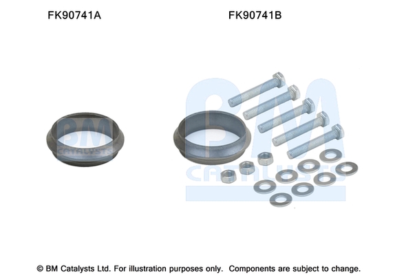 Katalysator montageset Bm Catalysts FK90741