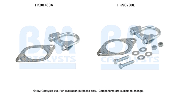 Katalysator montageset Bm Catalysts FK90780