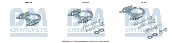 Katalysator montageset Bm Catalysts FK90791