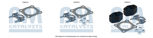 Katalysator montageset Bm Catalysts FK90821