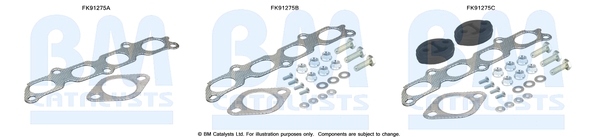 Katalysator montageset Bm Catalysts FK91275