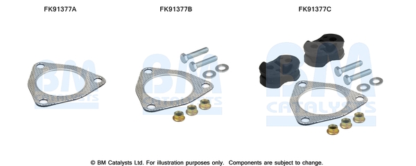 Katalysator montageset Bm Catalysts FK91377