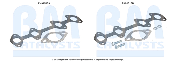 Katalysator montageset Bm Catalysts FK91515