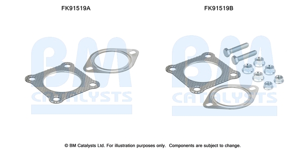 Katalysator montageset Bm Catalysts FK91519