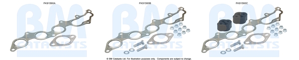 Katalysator montageset Bm Catalysts FK91560