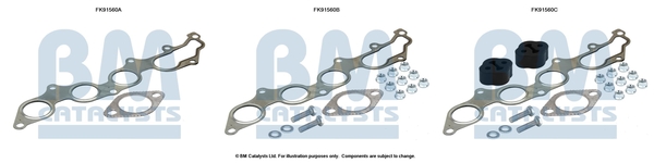 Bm Catalysts Katalysator montageset FK91560