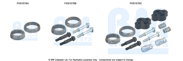 Katalysator montageset Bm Catalysts FK91576