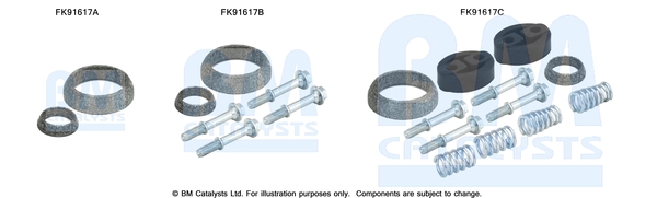 Katalysator montageset Bm Catalysts FK91617