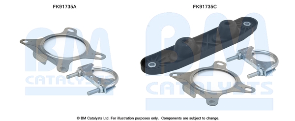 Katalysator montageset Bm Catalysts FK91735