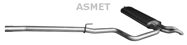 Achterdemper Asmet 01.077